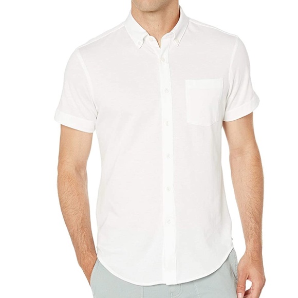 Perry Ellis Other - Perry Ellis Men's Solid Cotton Short Sleeve Shirt